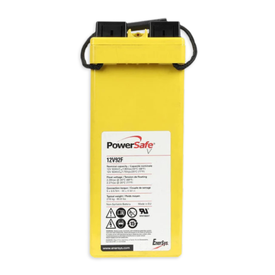 EnerSys PowerSafe V-FT 12V 92Ah @ 8 Hr Rate 1.300 SPG ABS-FR Thin Plate Pure Lead Front Terminal Battery