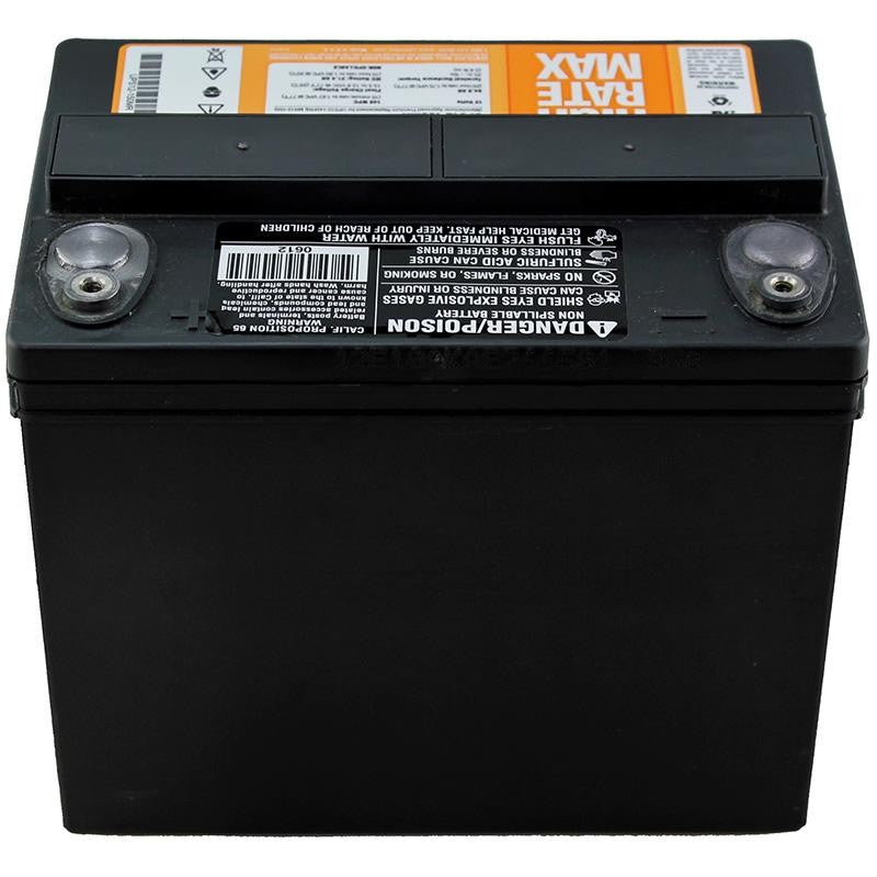 C&D High Rate Max 12V 150WPC @ 15 Min Rate AGM VRLA Battery