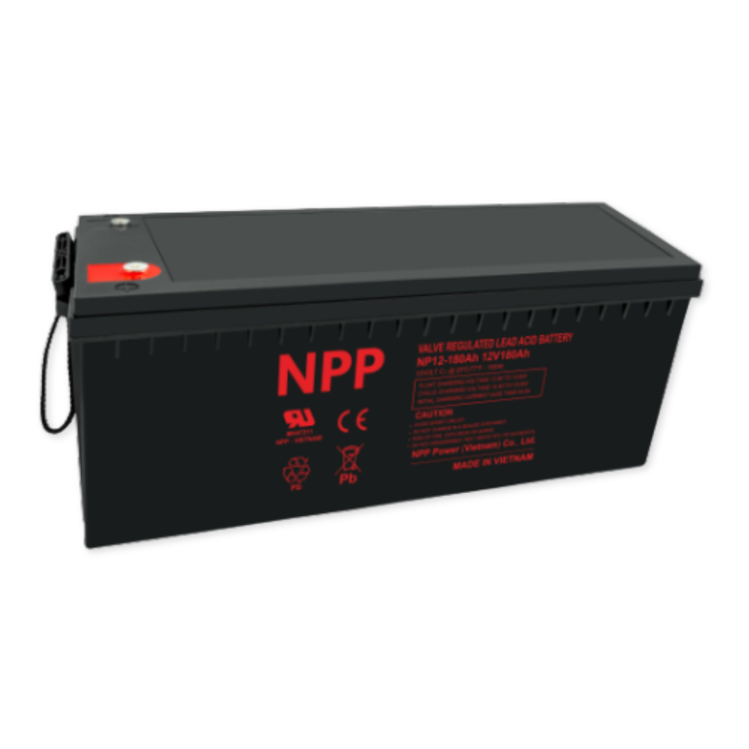 NPPower NP General Purpose Series 12V 192Ah @ 20 Hr Rate 1.300 SPG ABS-FR AGM VRLA Battery