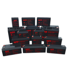 NPPower NP General Purpose Series 12V 5Ah @ 20 Hr Rate 1.300 SPG ABS-FR AGM VRLA Battery w/ T1 Terminal