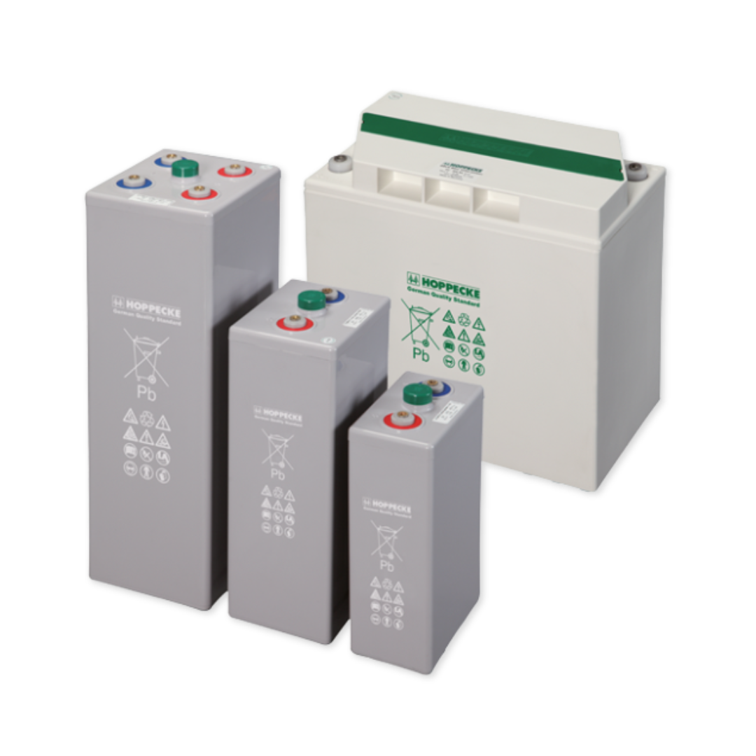 Hoppecke Grid Power VRL 2V 577Ah @ 8 Hr 1.27 SPG ABS-FR Gel VRLA Tubular Battery