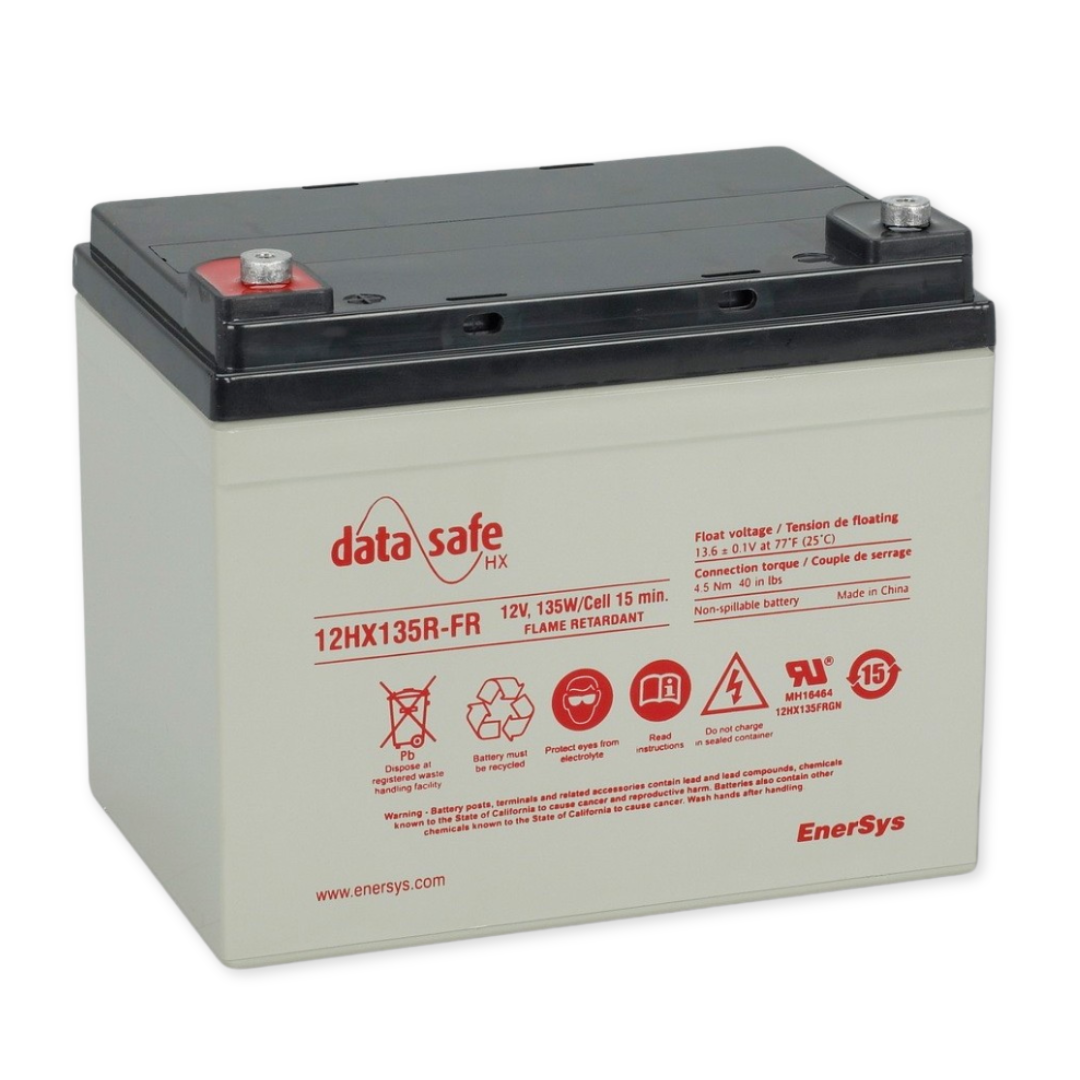 EnerSys DataSafe HX 12V 135WPC @ 15 Min 1.3 SPG POLY-FR VRLA Battery