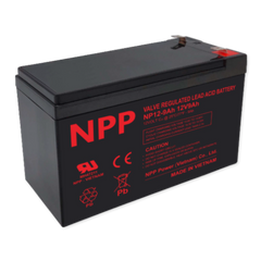 NPPower NP General Purpose Series 12V 9Ah @ 20 Hr Rate 1.300 SPG ABS-FR AGM VRLA Battery w/ T1 Terminal