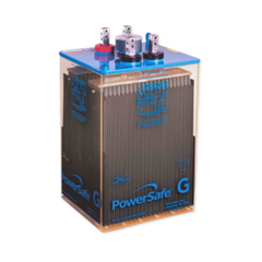 EnerSys PowerSafe GU 2V 3300Ah @ 8 Hr Rate 1.215 SPG SAN NEBS Flooded VLA Battery