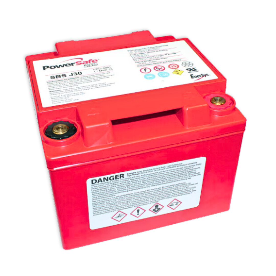 EnerSys PowerSafe SBS 12V 26Ah @ 8 Hr Rate 1.300 SPG ABS-FR Thin Plate Pure Lead Battery w/ Metal Jacket