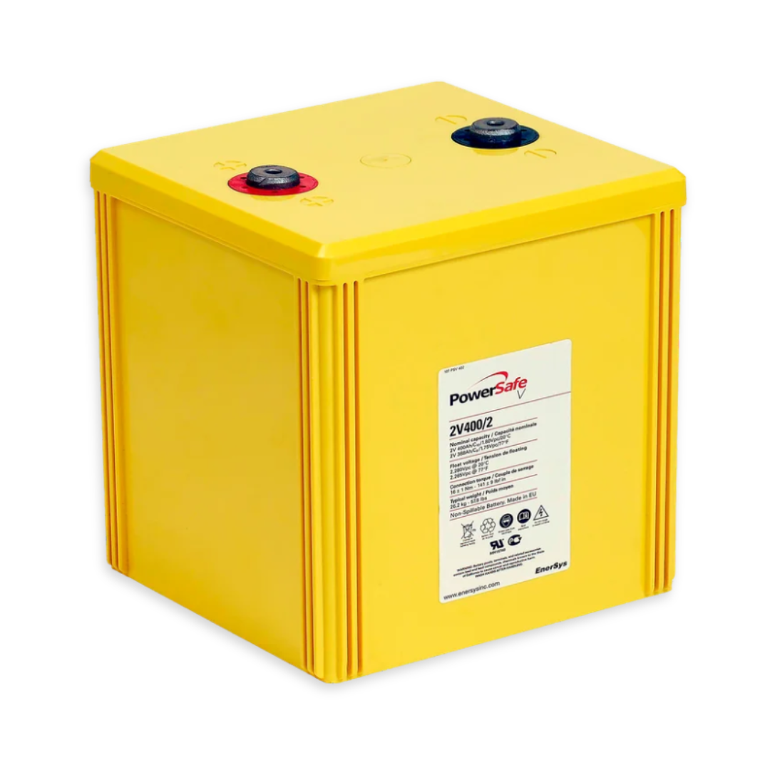 EnerSys PowerSafe V-TT 2V 388Ah @ 8 Hr Rate 1.300 SPG ABS-FR Thin Plate Pure Lead Top Terminal Battery