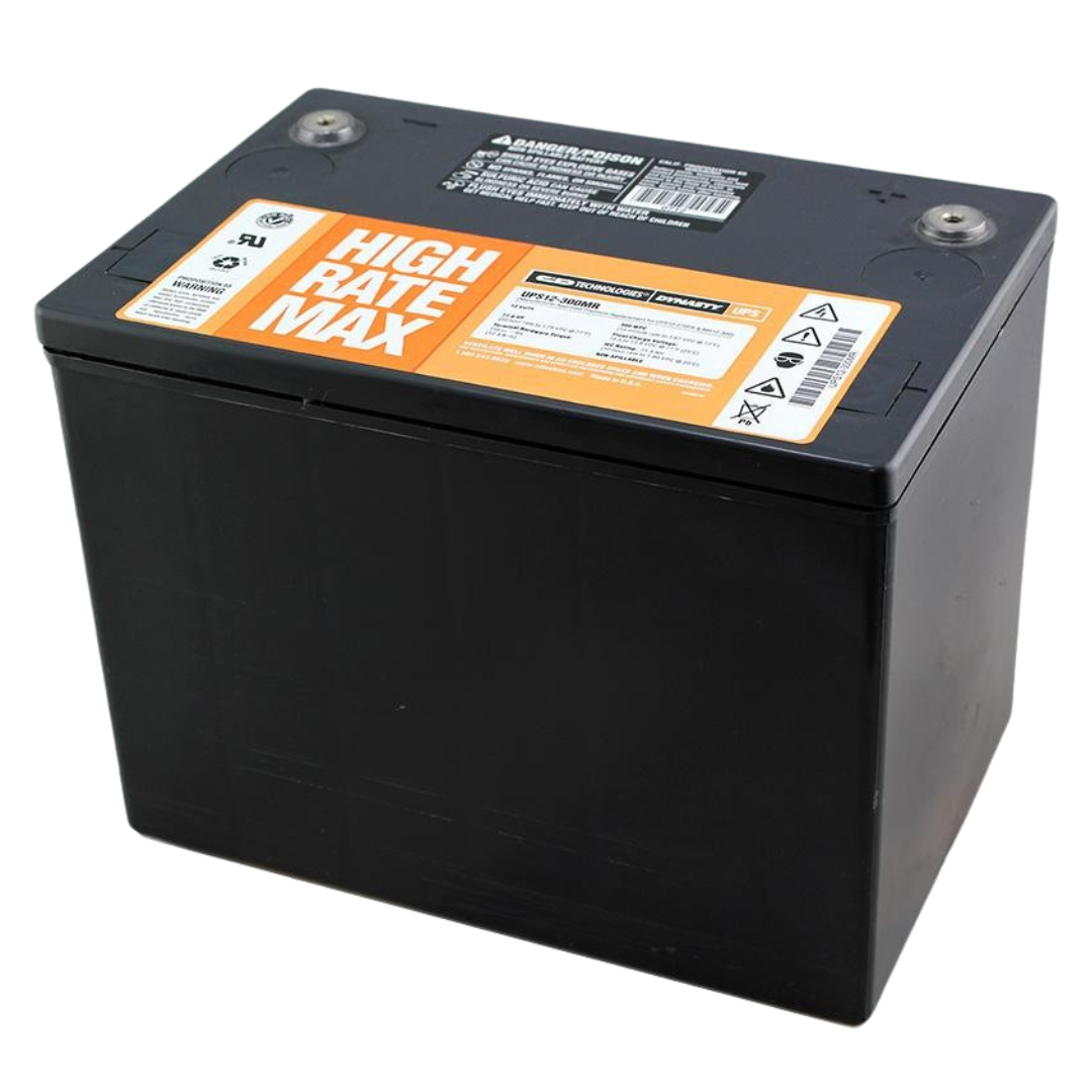 C&D High Rate Max 12V 300WPC @ 15 Min Rate AGM VRLA Battery