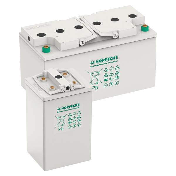 Hoppecke Sun Power VRM 2V 616Ah @ 10 Hr 1.24 SPG SAN AGM VRLA Battery
