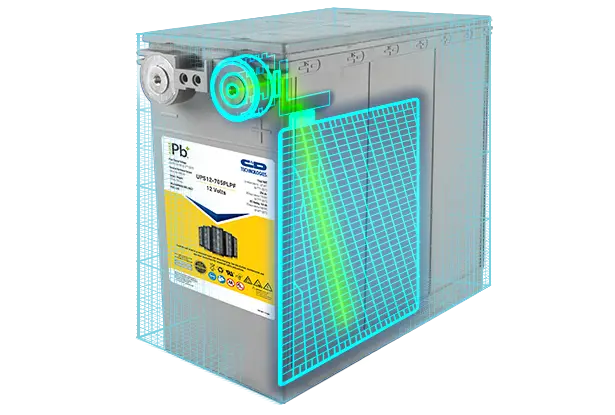 C&D Pure Lead Plus 12V 1005WPC @ 15 Min Rate AGM VRLA Battery