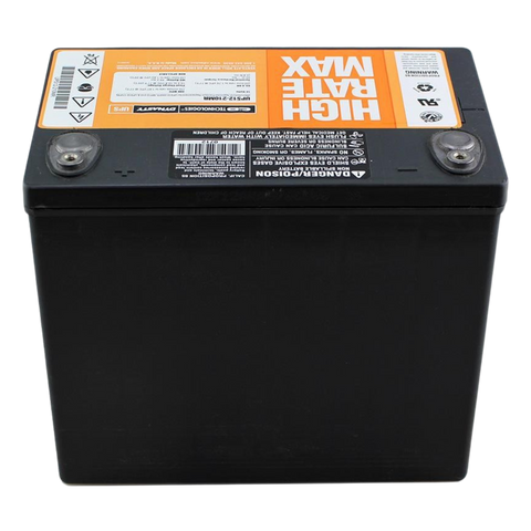 C&D High Rate Max 12V 210WPC @ 15 Min Rate AGM VRLA Battery
