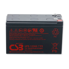 CSB Battery UPS 12V 28.17 WPC @ 15 Min Rate Top Terminal F2 Tab AGM VRLA Battery