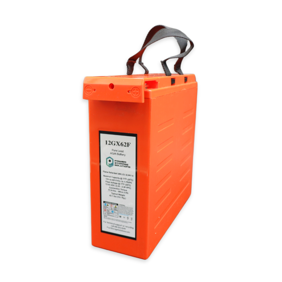 Power Storage Solutions 12GX Series 12V 62AH @ 8 Hr Rate AGM VRLA Battery