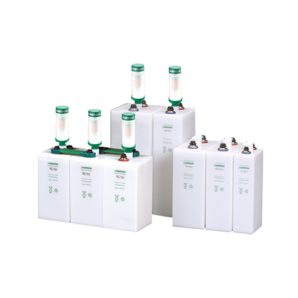 Hoppecke Grid Power FNC-VRM 1.2V 120Ah @ 5 Hr Rate 1.19 SPG PVC-FR VRLA Medium Rate Fiber Plate NiCd Battery