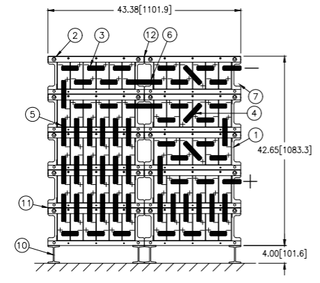 Stryten E-Series Absolyte AGP 50G07 120V 152 Ah @ 8 Hr Rate 2-Stack 6W x 5H PBR NTR FR Medium Rate Battery System