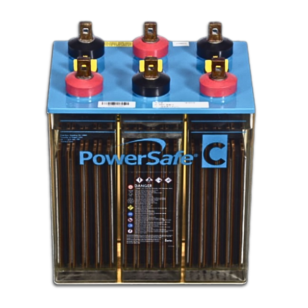 EnerSys PowerSafe CC-M 6V 100Ah @ 8 Hr Rate 1.215 SPG SAN Flooded VLA Battery