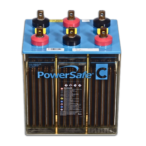 EnerSys PowerSafe CC-M 6V 100Ah @ 8 Hr Rate 1.215 SPG SAN Flooded VLA Battery