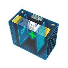C&D Pure Lead Plus 12V 105WPC @ 15 Min Rate AGM VRLA Battery