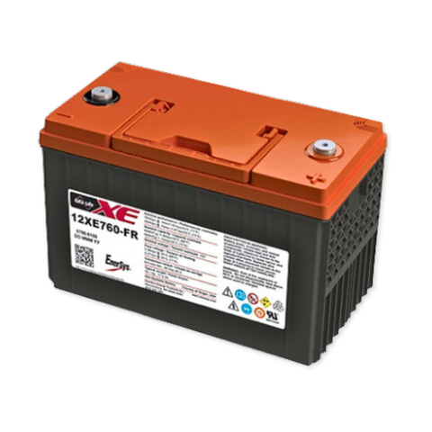 EnerSys DataSafe XE 12V 392WPC @ 15 Min Rate 1.300 SPG ABS-FR Thin Plate Pure Lead Top Terminal Battery