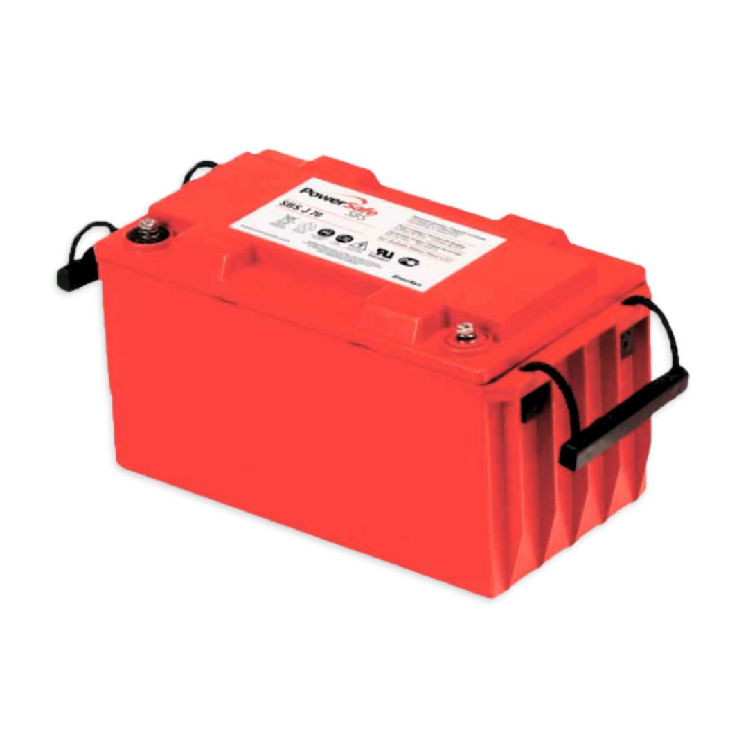 EnerSys PowerSafe SBS 12V 64Ah @ 8 Hr Rate 1.300 SPG ABS-FR Thin Plate Pure Lead Battery w/ Metal Jacket