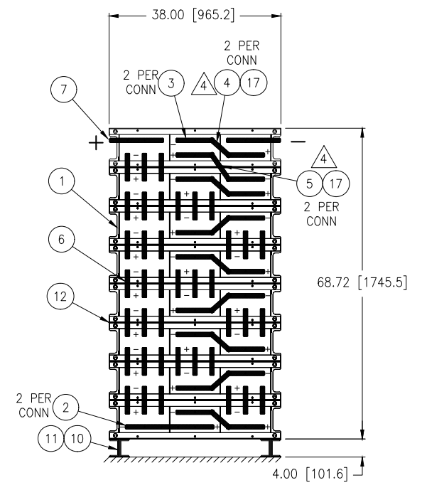 Stryten E-Series Absolyte AGP 100G29 48V 1400 Ah @ 8 Hr Rate 1-Stack 3W x 8H PTL NTR FR Low Rate Battery System