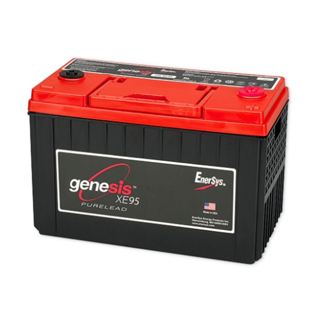 EnerSys Genesis XE 12V 95Ah @ 8 Hr Rate 1.300 SPG ABS-FR Thin Plate Pure Lead VRLA Battery w/ Metal Jacket