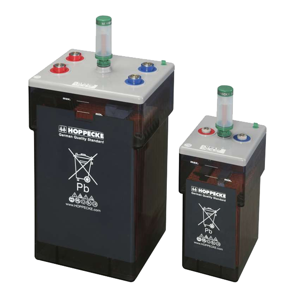 Hoppecke Grid Power VX 2V 381Ah @ 8 Hr Rate 1.24 SPG ABS-FR Flooded VLA Plante' Battery