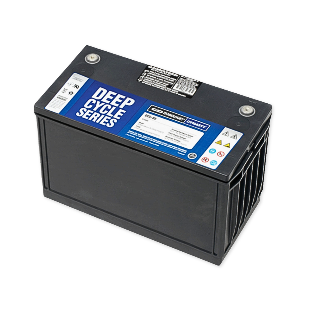 C&D Deep Cycle Series 12V 88Ah @ 20 Hr Rate AGM VRLA Battery w/ Lift Handle