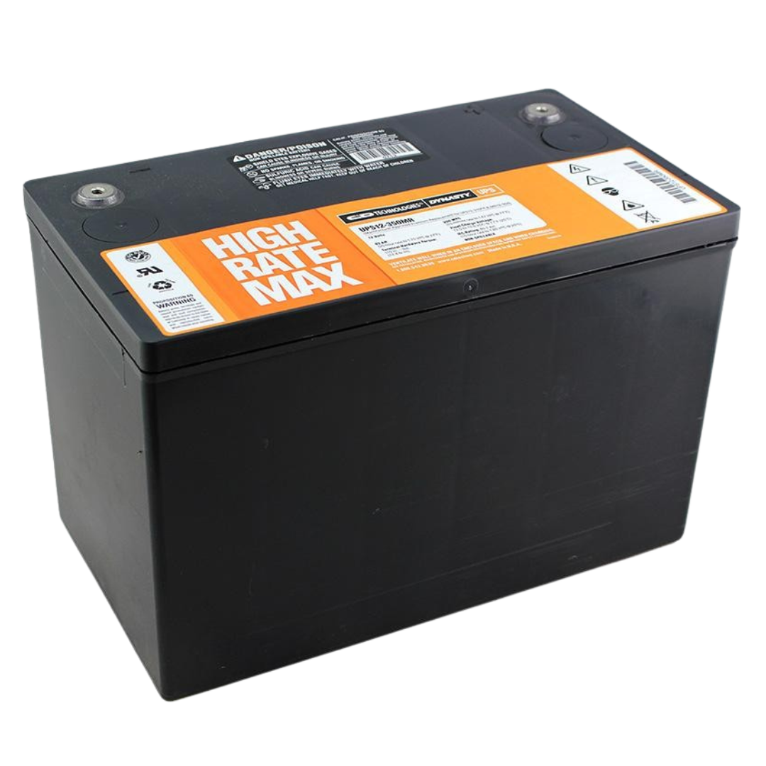 C&D High Rate Max 12V 350WPC @ 15 Min Rate AGM VRLA Battery