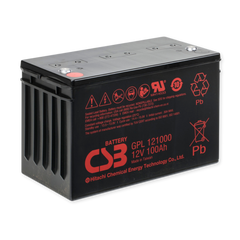 CSB Battery GPL Series 12V 100Ah @ 20 Hr Rate Top Terminal AGM VRLA Battery