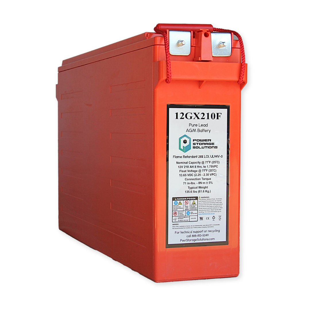 Power Storage Solutions 12GX Series 12V 210AH @ 15 Min Rate AGM VRLA Battery