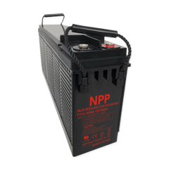 NPPower FT 12V 101Ah @ 8 Hr Rate 1.300 SPG ABS-FR Front Terminal AGM VRLA Battery