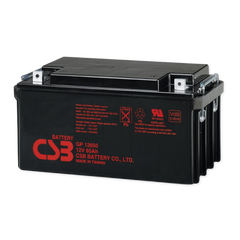 CSB Battery GP Series 12V 65 Ah @ 20 Hr Rate Top Recessed Bolt Terminal AGM VRLA Battery