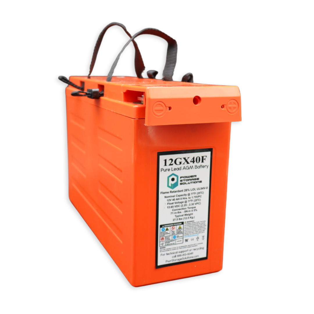 Power Storage Solutions 12GX Series 12V 40AH @ 15 Min Rate AGM VRLA Battery