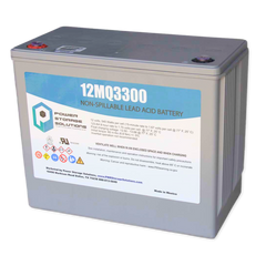 Power Storage Solutions 12MQ Series 12V 3300WPC @ 15 Min Rate AGM VRLA Battery