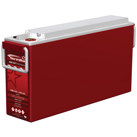 NorthStar NSB Red 12V 153Ah @ 8 Hr Rate 1.3 SPG ABS TPPL VRLA Battery