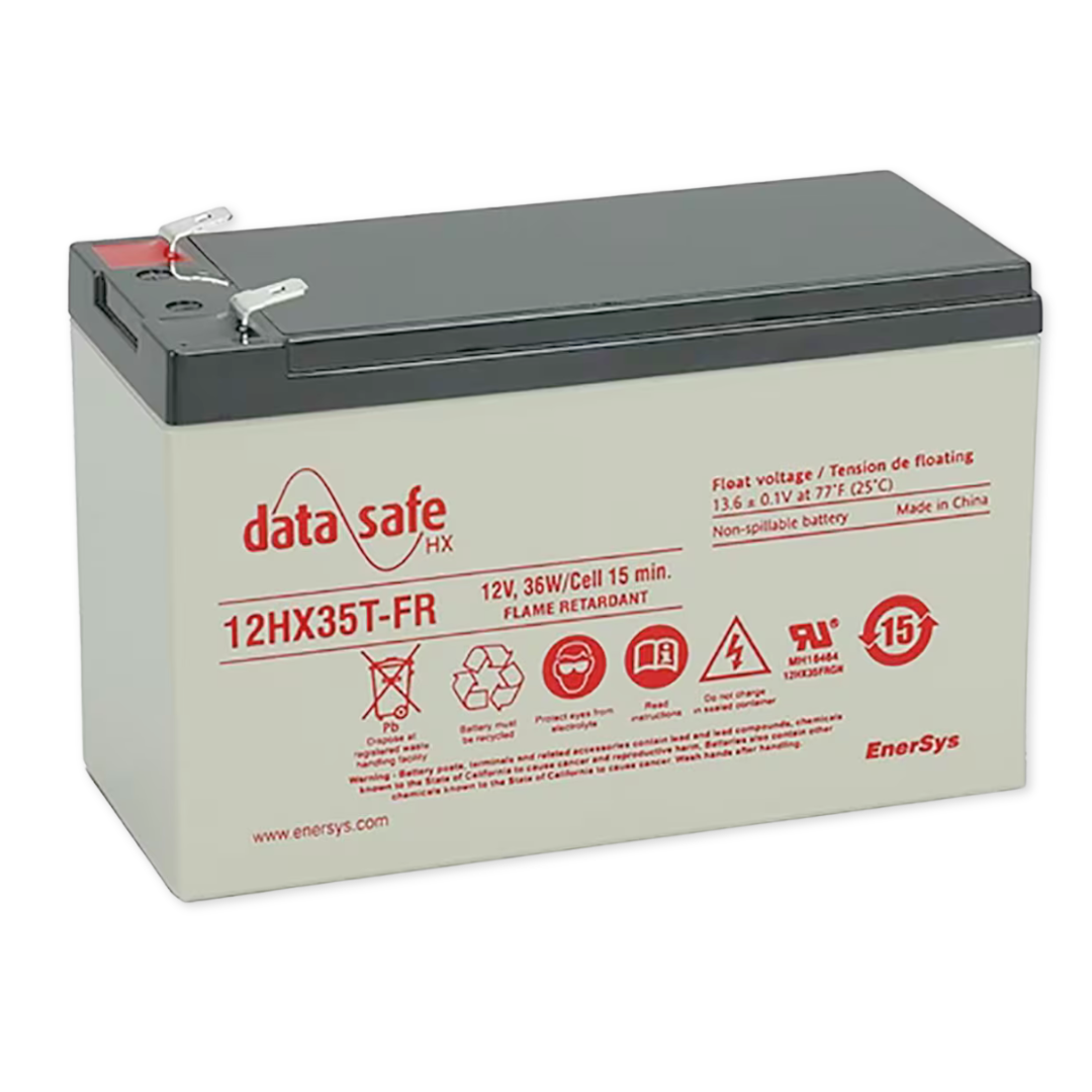 EnerSys DataSafe HX 12V 36WPC @ 15 Min Rate 1.300 SPG ABS-FR AGM VRLA Battery