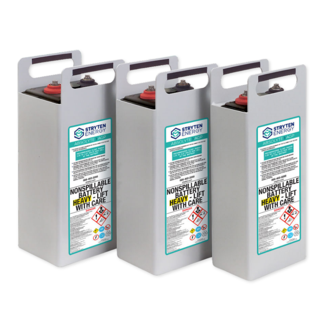Stryten E-Series Absolyte AGPS 90G07 2V 256 Ah @ 8 Hr Rate Single Cell Only (no hardware)