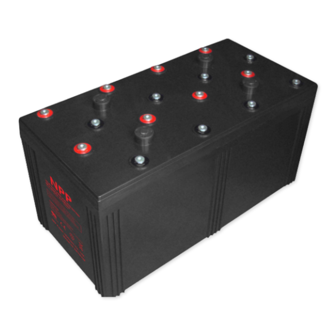 NPPower NP General Purpose Series 2V 2920Ah @ 8 Hr Rate 1.300 SPG ABS-FR AGM VRLA Battery