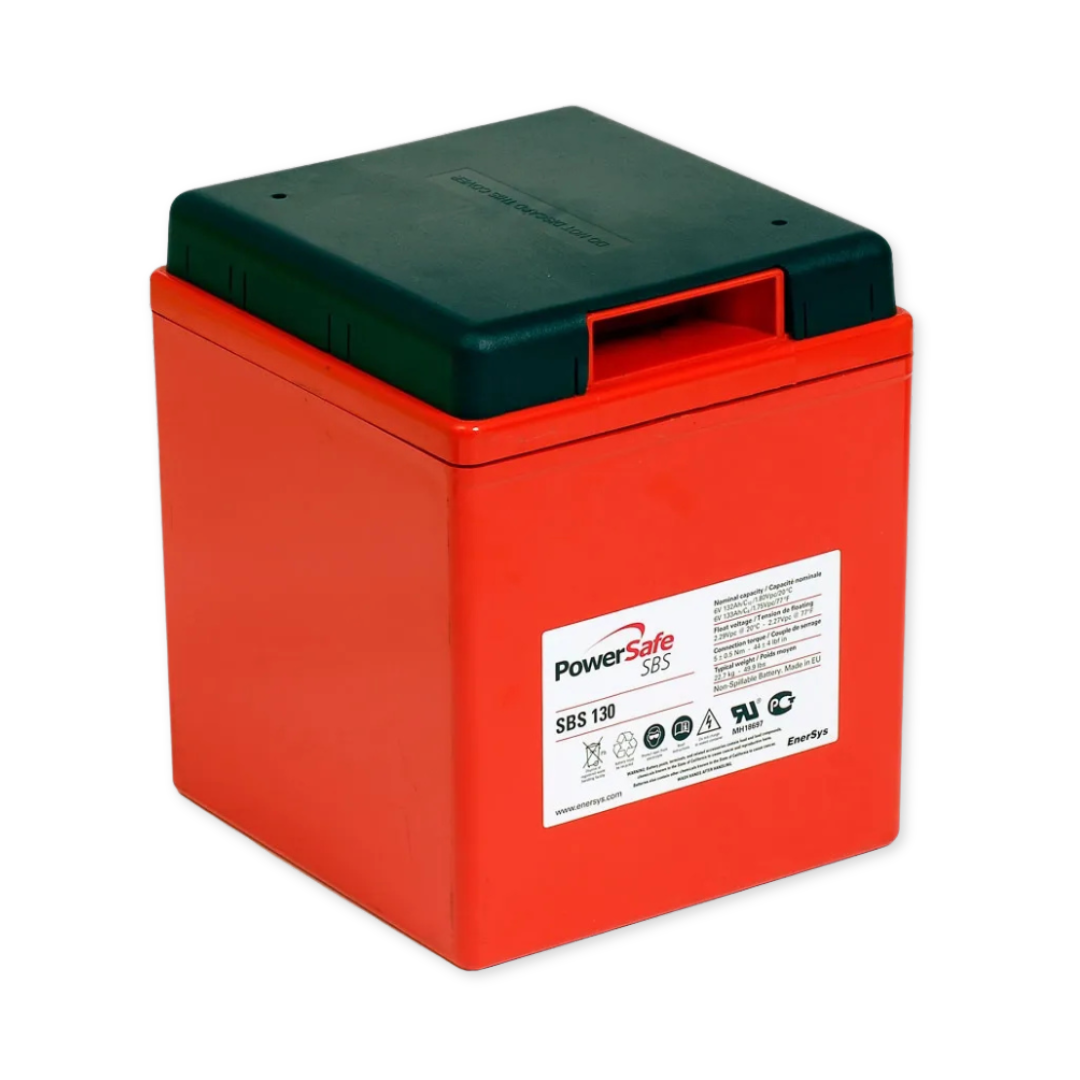 EnerSys PowerSafe SBS 6V 133Ah @ 8 Hr Rate 1.300 SPG ABS-FR Thin Plate Pure Lead Battery