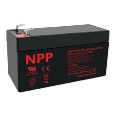 NPPower NP General Purpose Series 12V 1.2Ah @ 20 Hr Rate 1.300 SPG ABS-FR AGM VRLA Battery