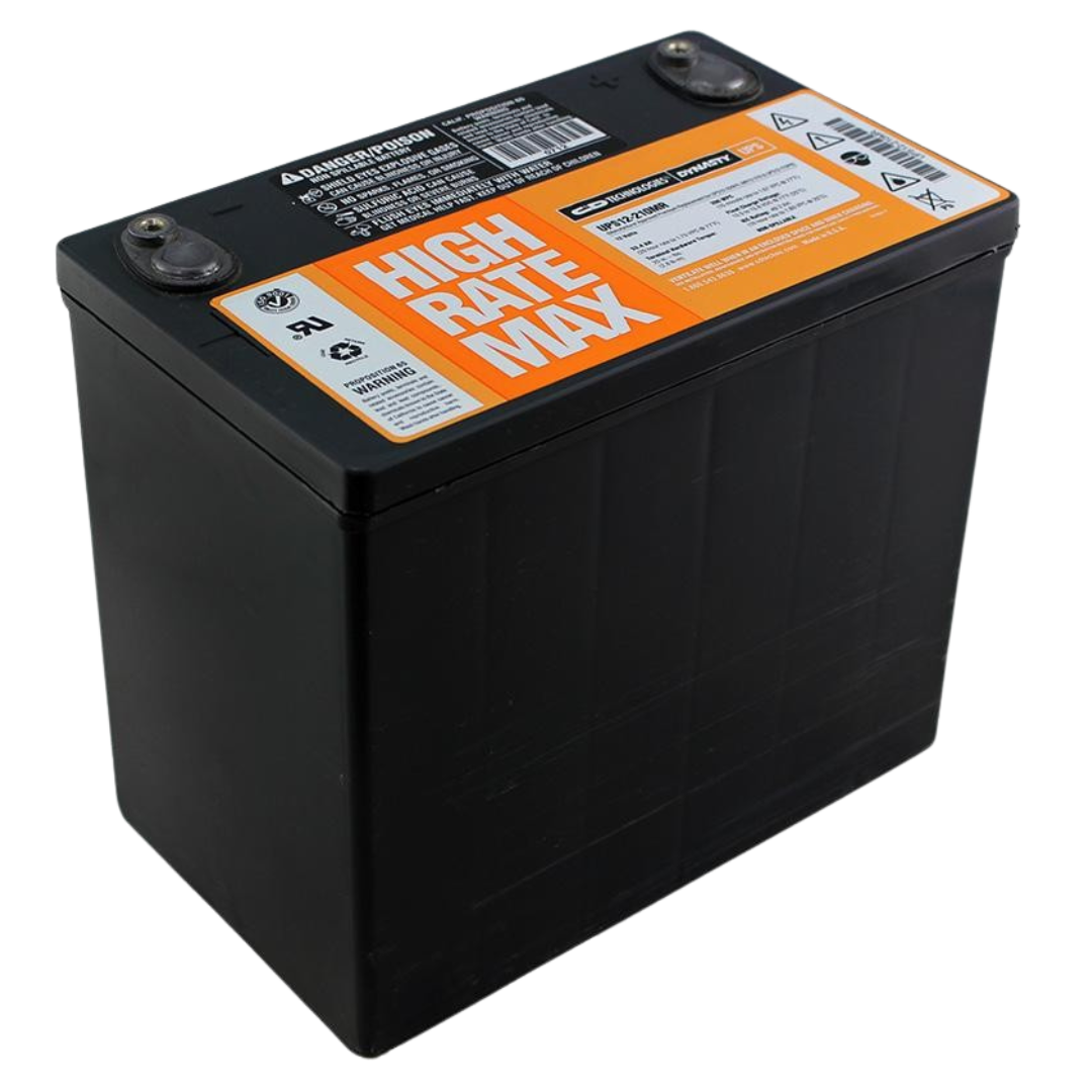 C&D High Rate Max 12V 210WPC @ 15 Min Rate AGM VRLA Battery