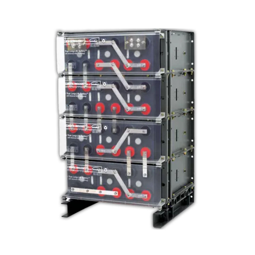 C&D msEndur II AT-13P 120V 640Ah @ 8 Hr Rate 1.300 SPG 1-Stack 4W x 8H 1-Stack 4W x 7H PTL NTR Battery System