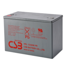 CSB Battery High Rate Long Life 12V 330WPC @ 15 Min Rate Flame Retardant Top Terminal AGM VRLA Battery