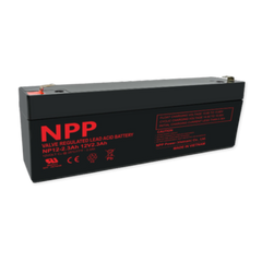 NPPower NP General Purpose Series 12V 2.3Ah @ 20 Hr Rate 1.300 SPG ABS-FR AGM VRLA Battery