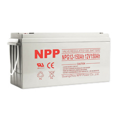 NPPower NPG Gel Series 12V 150Ah @ 8 Hr Rate 1.300 SPG ABS-FR Gel VRLA Battery