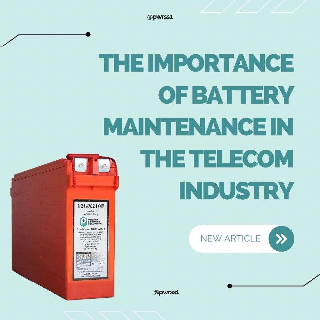 The Importance of Battery Maintenance in the Telecom Industry